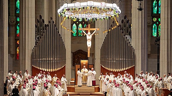 León XIV: «La Sagrada Familia es un símbolo majestuoso, sinfonía de piedra y luz que habla a todos del misterio cristiano»