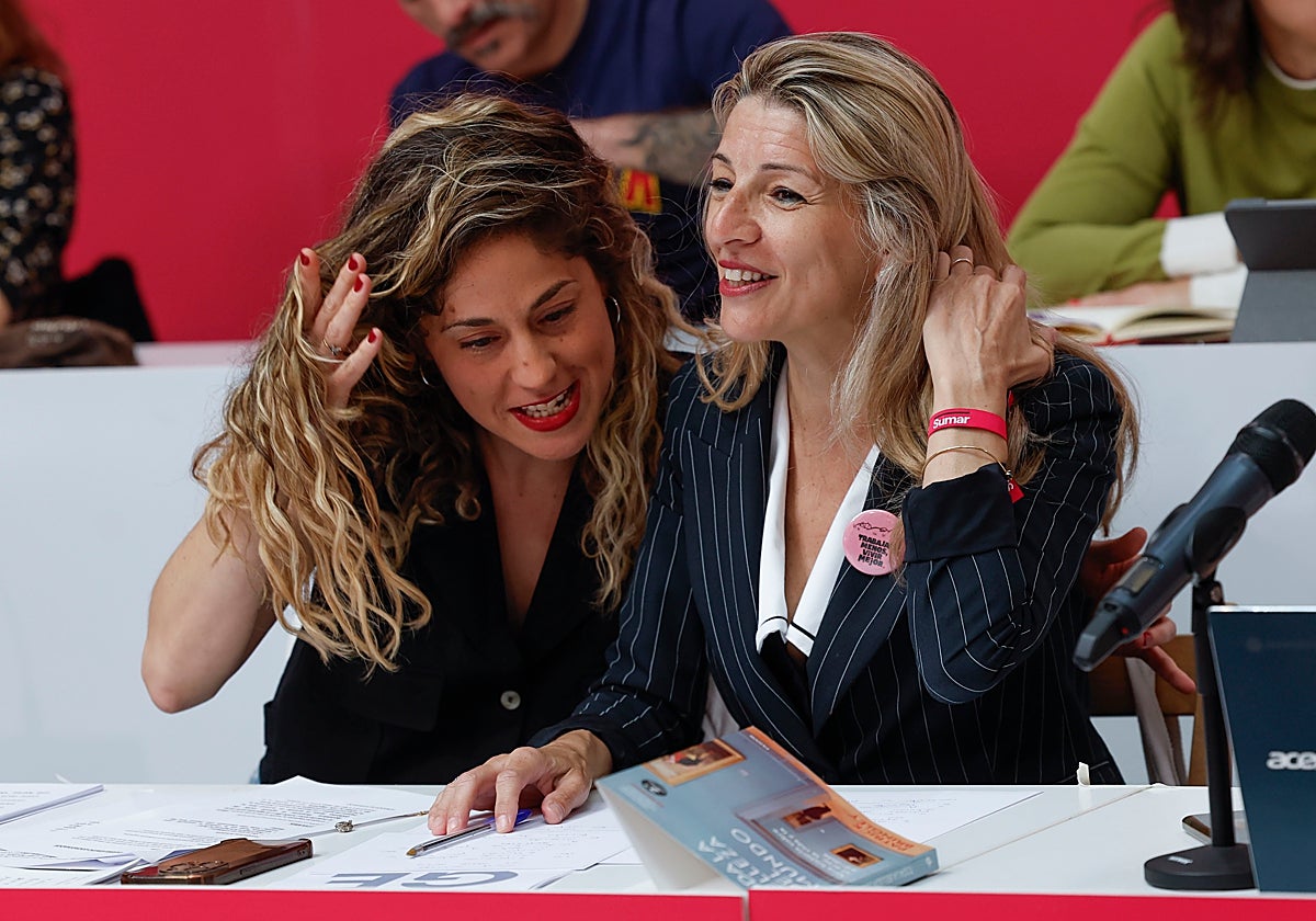 Parte de Sumar quiere que su coordinadora asuma el coste de romper con el PSOE por la corrupción