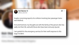 Un muerto y decenas de heridos tras colisión de dos trenes en Bedford (Inglaterra)