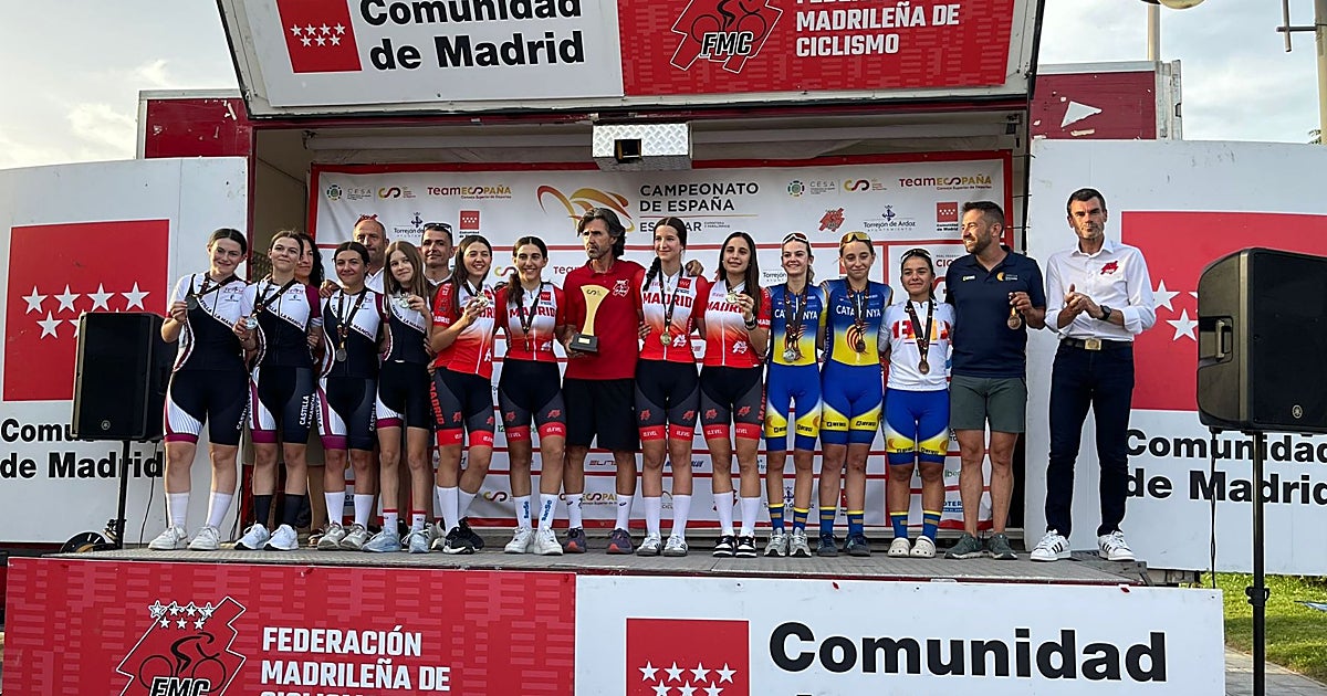 Dos subcampeonatos escolares de España para la Selección de Castilla-La Mancha de Ciclismo