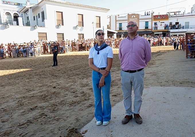 Carolina Marín en la aldea del Rocío
