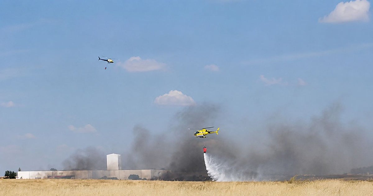 Declarado un incendio en los terrenos de Meta en Torrehierro, a escasos dos kilómetros de Gamonal (Toledo)