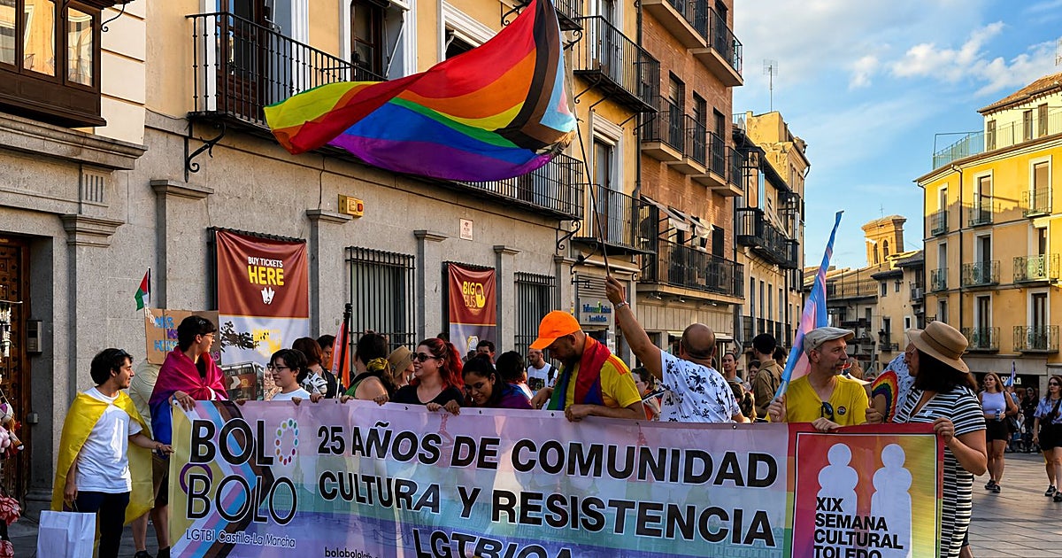 Toledo reivindica un Orgullo que no se conforma con los símbolos: «Los derechos hay que defenderlos cada día»