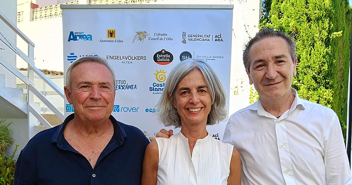 Una bisnieta de Sorolla y Damiá, autores del cartel y pregón del 40 aniversario del Castell de l Olla de Altea