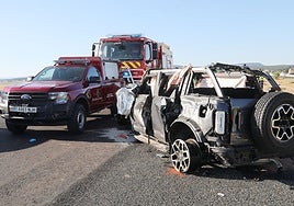 Una mujer de 30 años perdió la vida hace un mes en el mismo punto de la A-67 en el que murió el bodeguero Iván Sanz y su familia