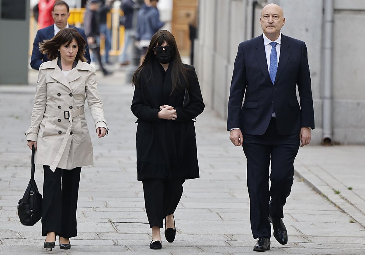 Jessica Rodríguez, a su llegada al Tribunal Supremo el pasado 7 de abril.