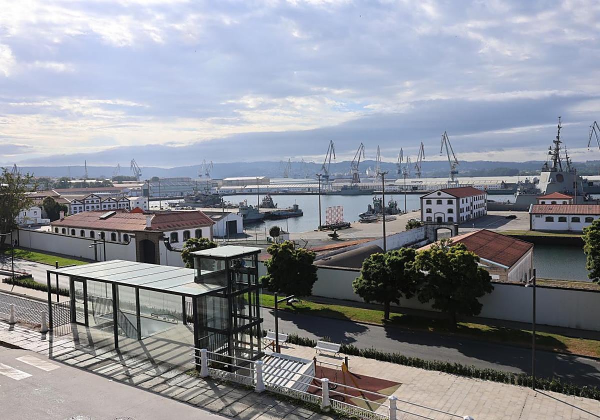 El puerto de Ferrol.