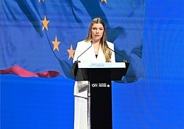 La Infanta Sofía defiende a los profesores en su primer discurso: «Merecen respeto, recursos y reconocimiento»