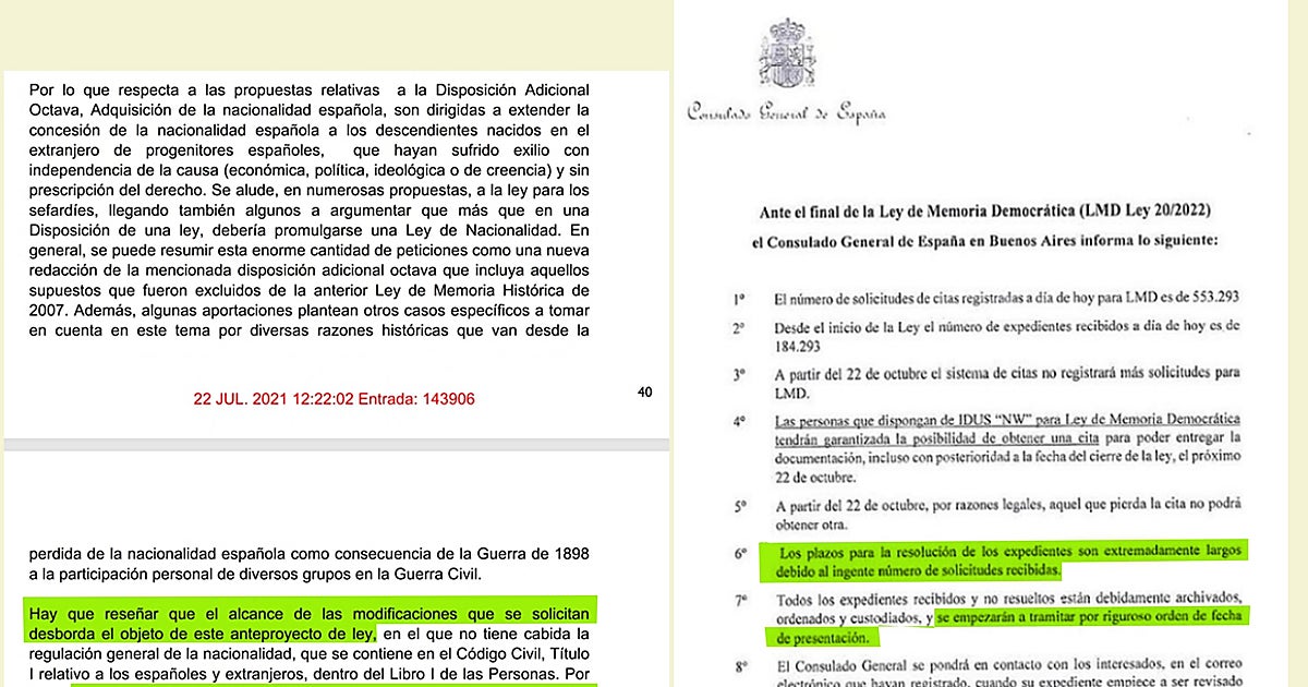 La ampliación masiva de la 'ley de nietos' se vuelve contra los descendientes de exiliados