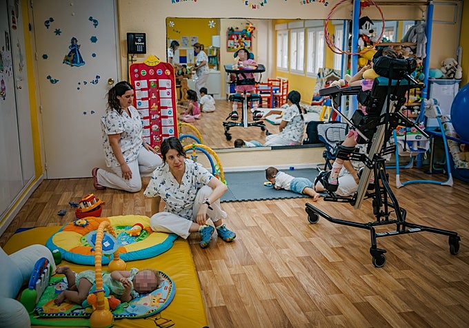 Fotos de algunas de las cuidadoras del Hogar Casa Belén