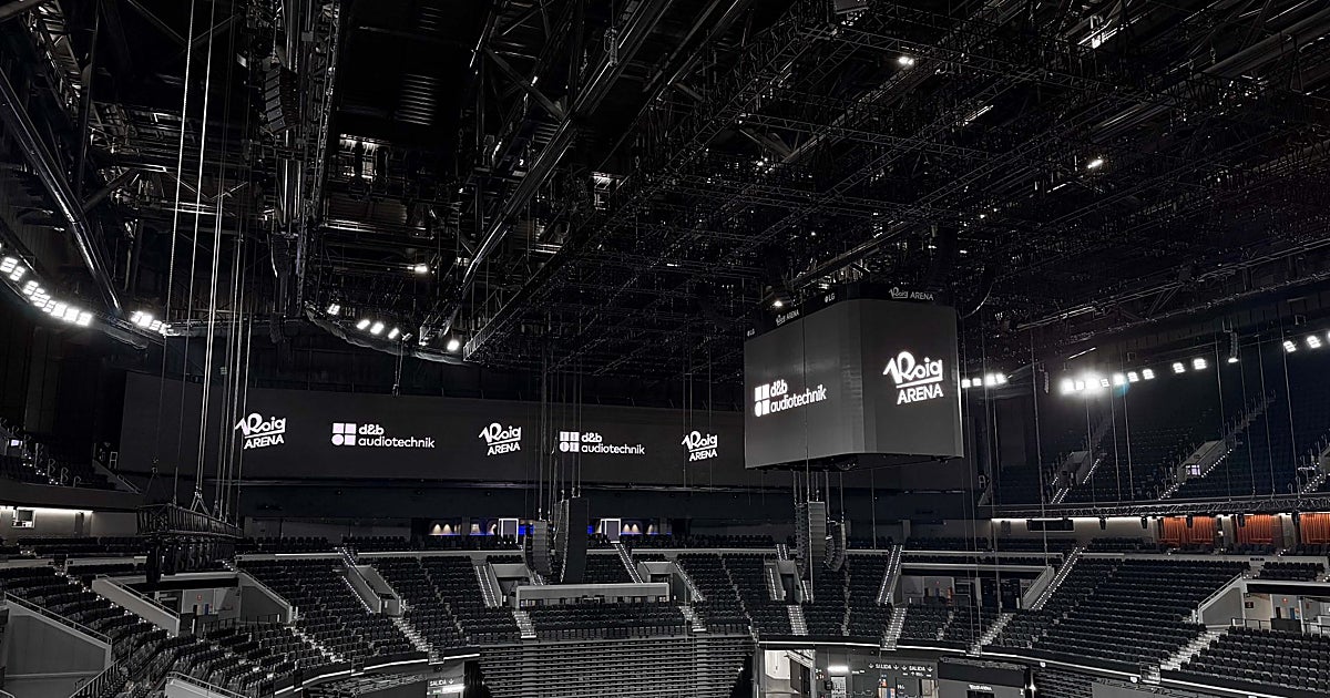 El Roig Arena incorpora un nuevo sistema de sonido para "una experiencia de máximo nivel"