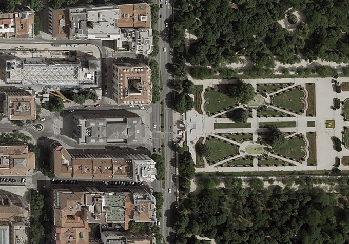 Imagen de Madrid captada desde el aire.