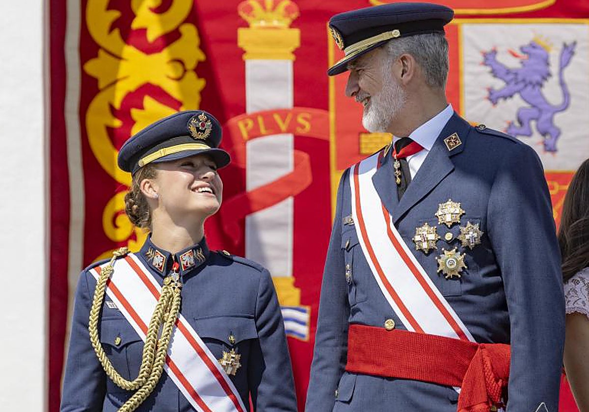 Del barro de Zaragoza al cielo de San Javier: el camino militar de Leonor