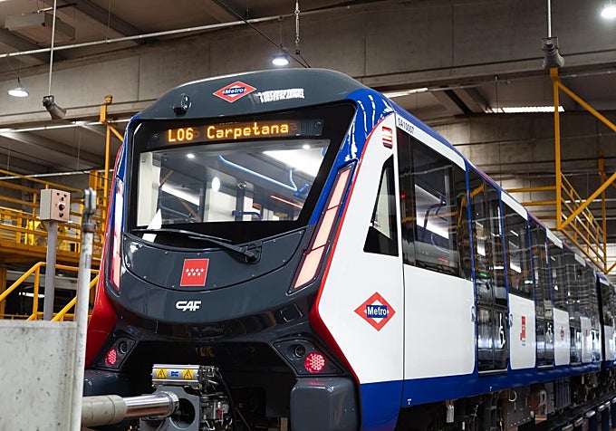 El primer tren sin conductor que circulará en la línea 6 en las cocheras de Cuatro Vientos