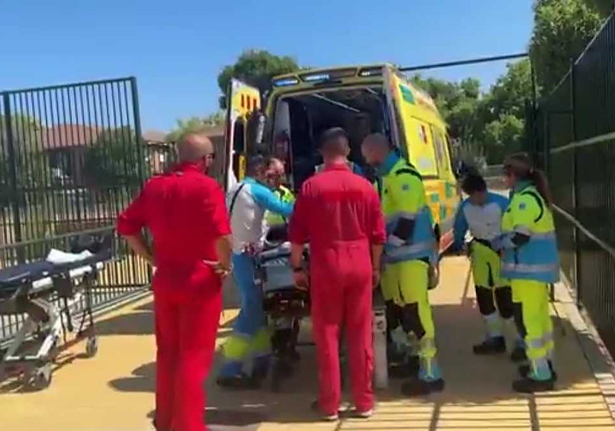 Un joven pierde el pie al sufrir un accidente con una radial en su casa de Getafe
