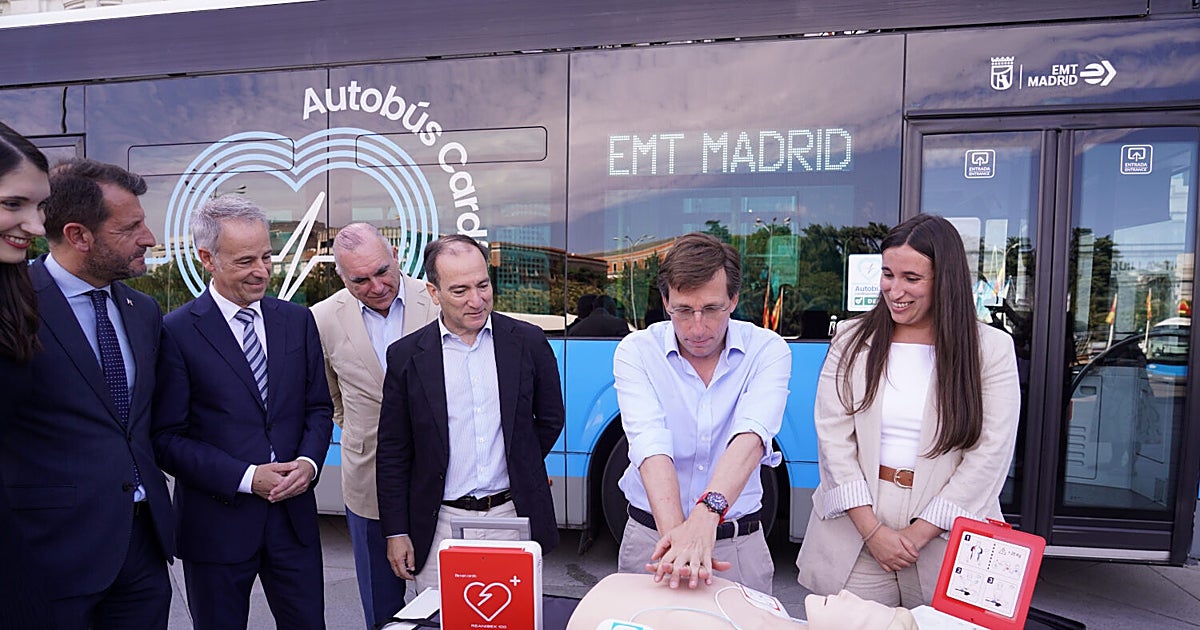 Los autobuses de EMT Madrid contarán con nuevos desfibriladores inteligentes
