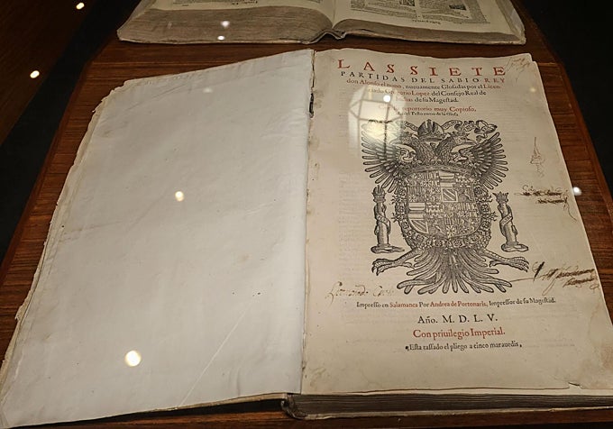 Un ejemplar de Las Partidas de Alfonso X