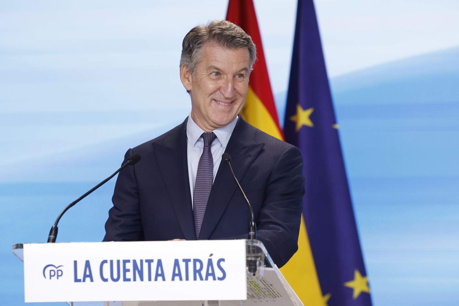 Feijóo identifica a Sánchez como el «Señor X» y promete una «limpieza a fondo» cuando salga