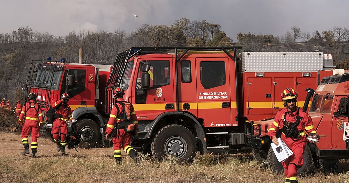 Los vecinos de Anchuela del Campo regresan a casa tras perimetrarse el incendio de Selas