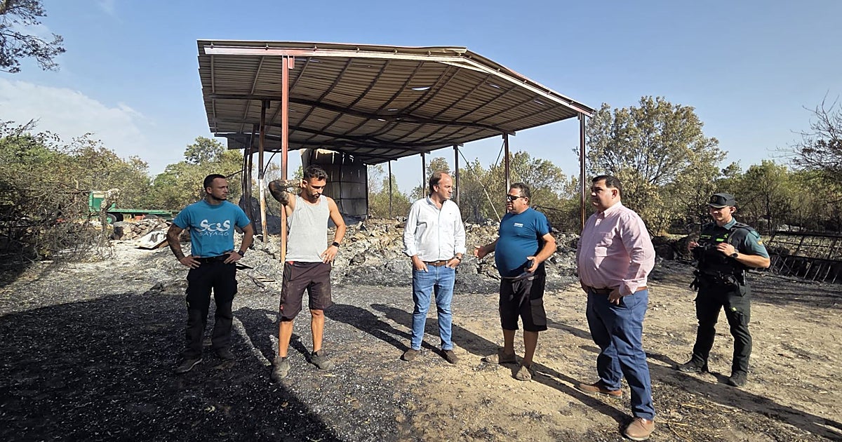 La Junta moviliza suministros de emergencia para alimentar al ganado tras el devastador incendio de Brieva (Segovia)