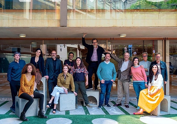 Jesús San Vicente, junto al equipo de Nexo COAM.