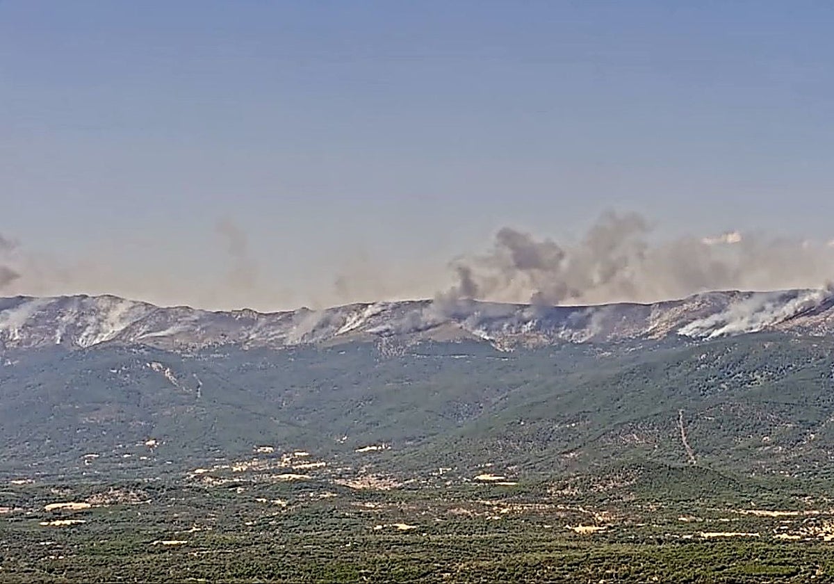 Un detenido por provocar el incendio de Ávila que ya ha arrasado 9.000 hectáreas