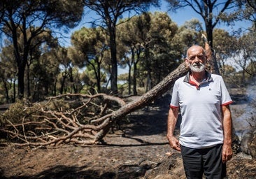 Clemente, el jubilado que soñaba con vivir en el campo y al que el fuego desalojó 20 días después