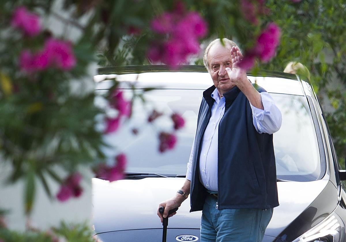 Don Juan Carlos regresa a Mallorca ocho años después para el cumpleaños de un amigo