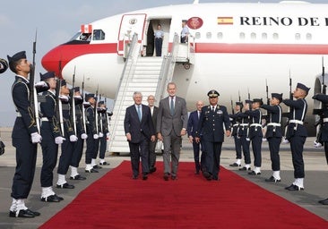 Felipe VI llega a Perú sin ningún ministro para asistir a la toma de posesión de Keiko Fujimori