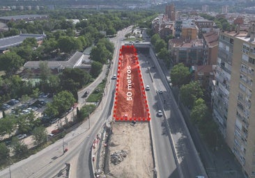 Las obras del soterramiento de la A-5 obligan a cerrar el túnel de la M-30