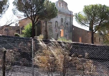 Otro milagro del monasterio de Pelayos de la Presa: sobrevive a su tercer incendio