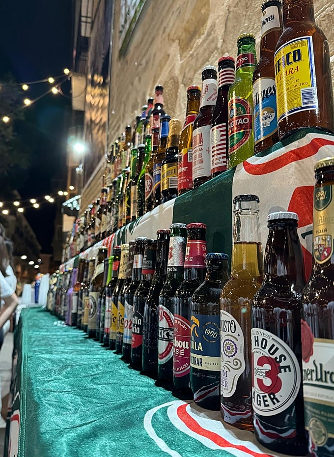 Cervezas internacionales en una edición anterior