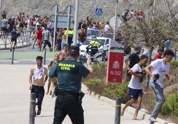 La instrucción que recibieron los agentes: «No actuar, invitar a abandonar Ceuta»