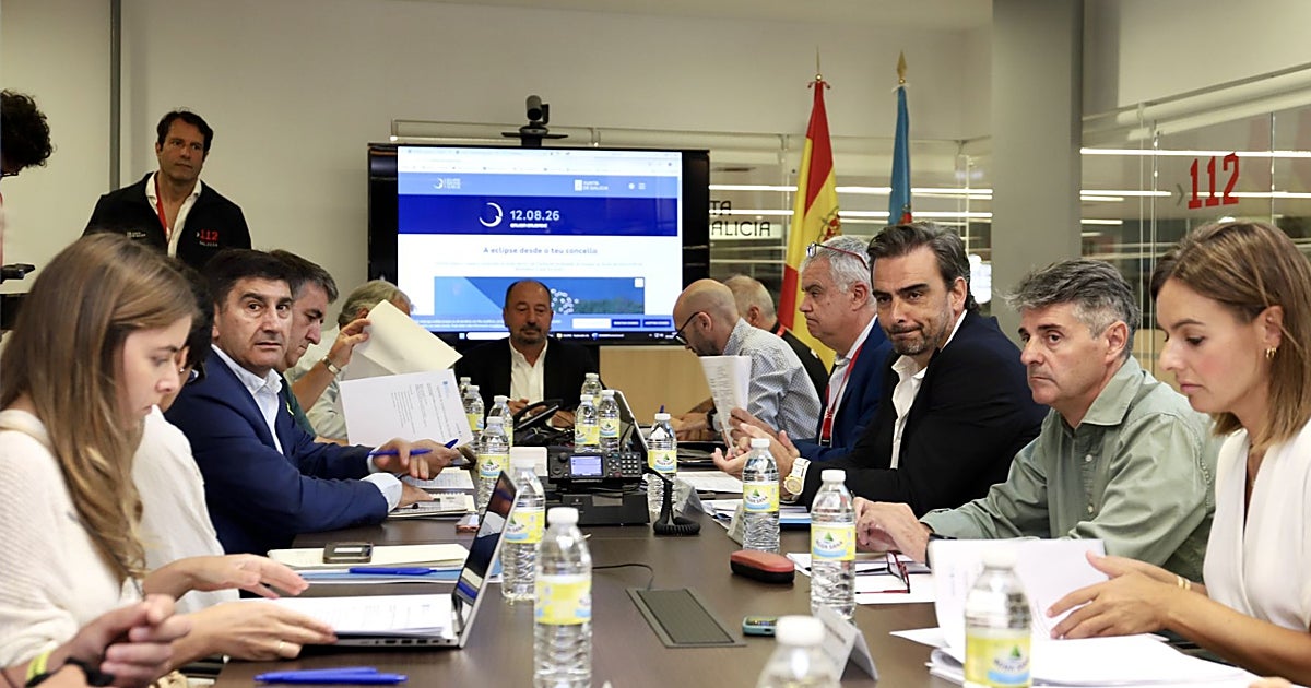 La cara menos visible del eclipse en Galicia: un gran operativo para una jornada histórica