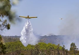 Antonio Sanz admite la «inseguridad y riesgo» que entraña el incendio de Niebla