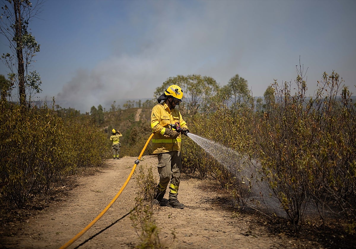 Aumenta la preocupación por el incendio de Niebla, que supera las 4.000 hectáreas