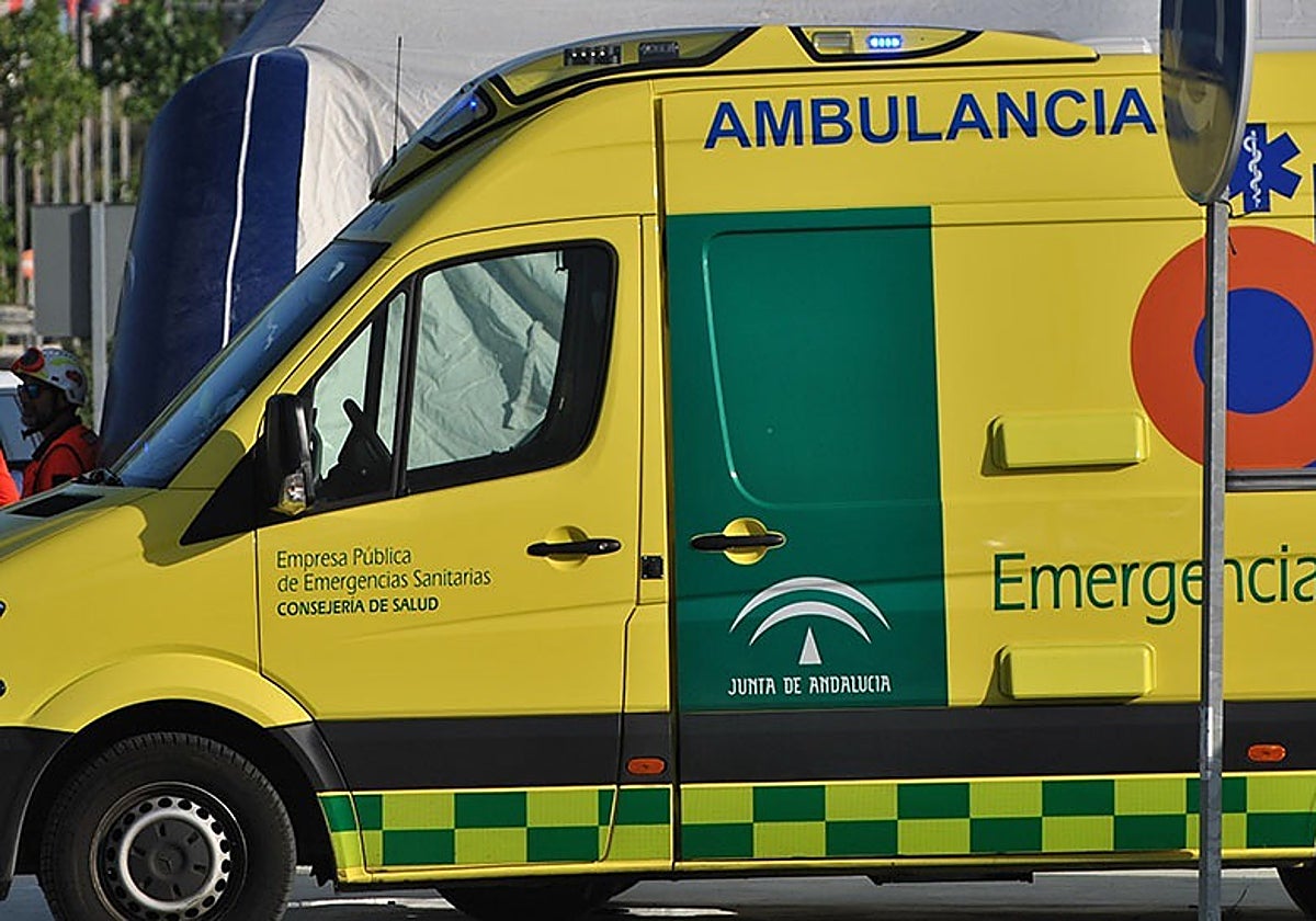 Una ambulancia del 112.