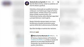 De la Espriella agradece apoyo de María Corina Machado y afirma voluntad de avanzar juntos