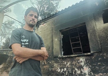 Abel, el joven que lo perdió todo bajo las llamas: «Estoy muy asustado, no tengo más recursos»
