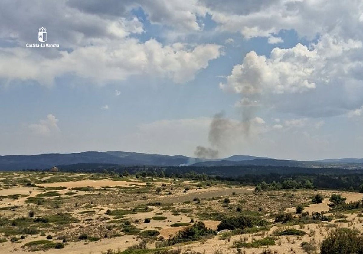 Incendio en Checa.