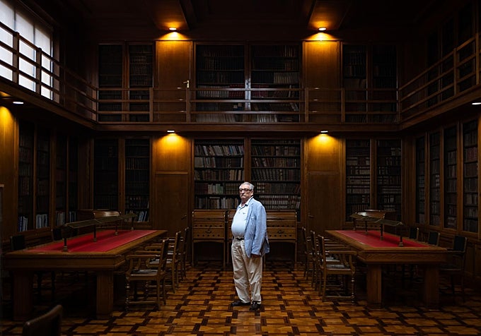 Milián, fotografiado en la sede de Fomento del Trabajo