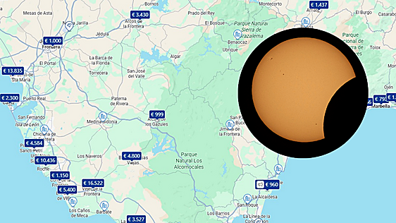 Hasta 40.000 euros por noche para ver el eclipse de 2027: precios un 75% más caros y reservas casi agotadas