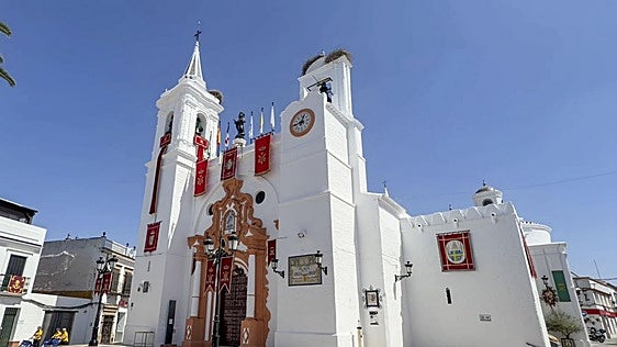 Todo listo en Almonte para recibir a la Virgen del Rocío
