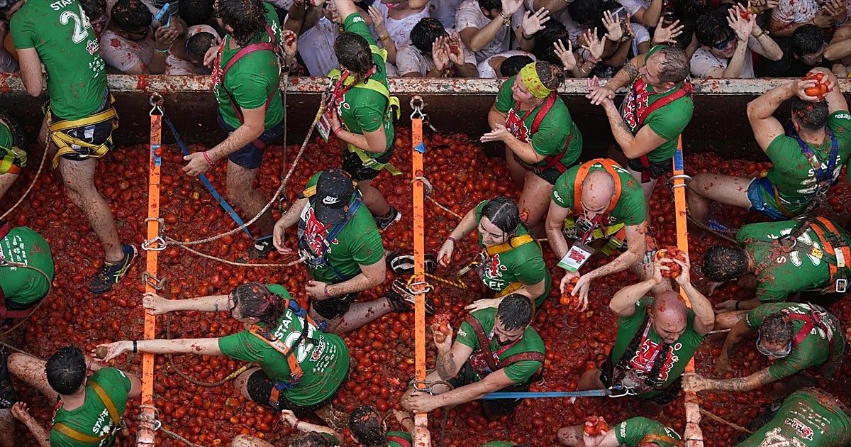 Horario y dónde ver en directo por televisión la Tomatina de Buñol 2026