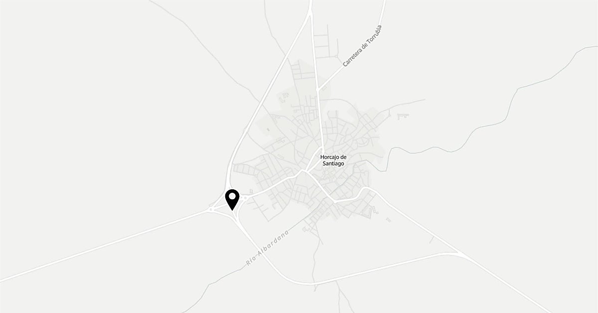 Un hombre fallece en un accidente de tráfico tras salirse de la vía en Horcajo de Santiago