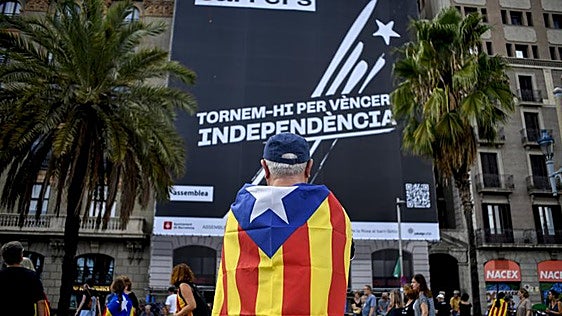 ERC pide al Gobierno «proteger» la exhibición de 'esteladas' en recintos deportivos