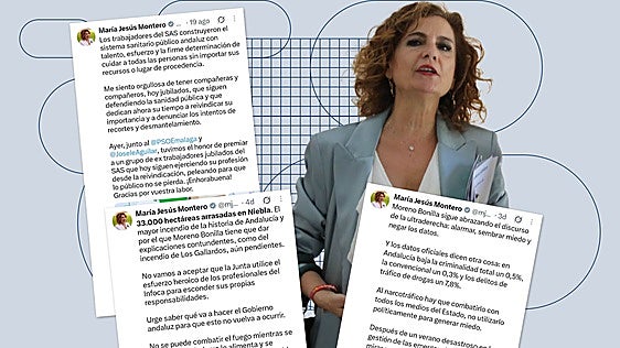 La oposición de María Jesús Montero cabe en 280 caracteres