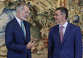 Sánchez se reúne con el Rey horas después de señalarle por no visitar Ceuta en su reinado