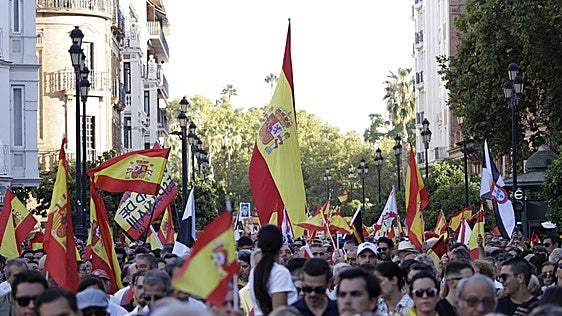 Así hemos contado las manifestaciones por Ceuta en Sevilla y Andalucía