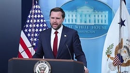 Rueda de prensa del vicepresidente de EEUU, JD Vance, en la Casa Blanca